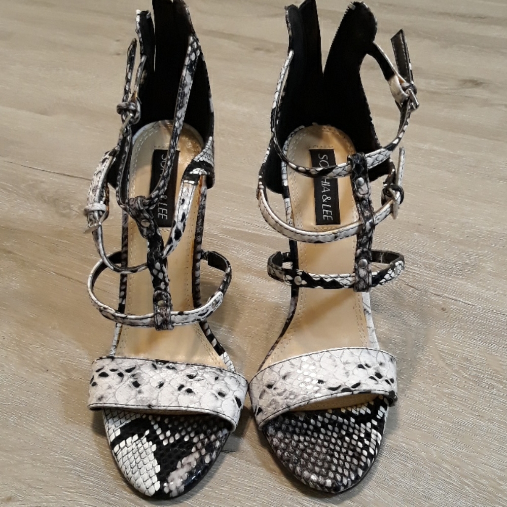 Snake Skin Sandals
